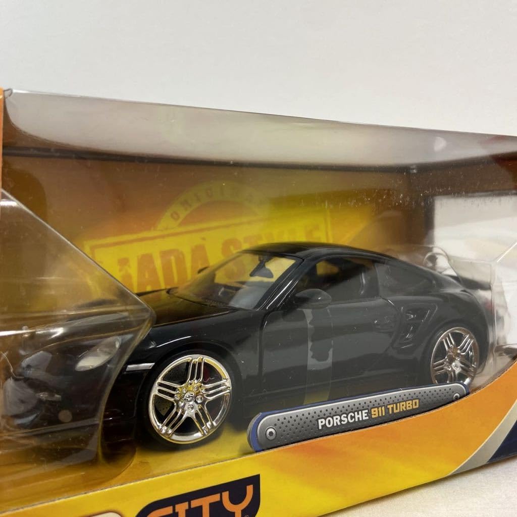 Amazon | Jada DUB CITY 1/24 PORSCHE 911 TURBO Black ミニカー